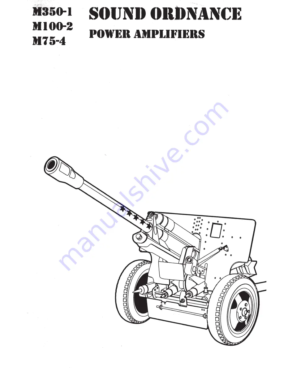 Sound Ordnance M100-2 Manual Download Page 1