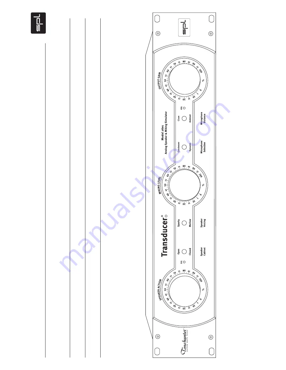 Sound Performance Lab Model 2601 Скачать руководство пользователя страница 27