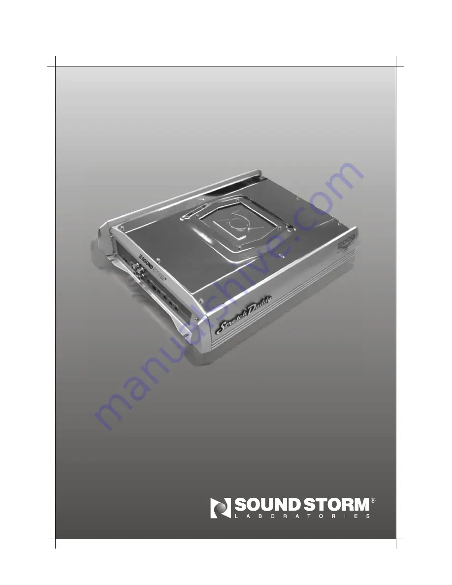 Sound Storm D1000.2 User Manual Download Page 1