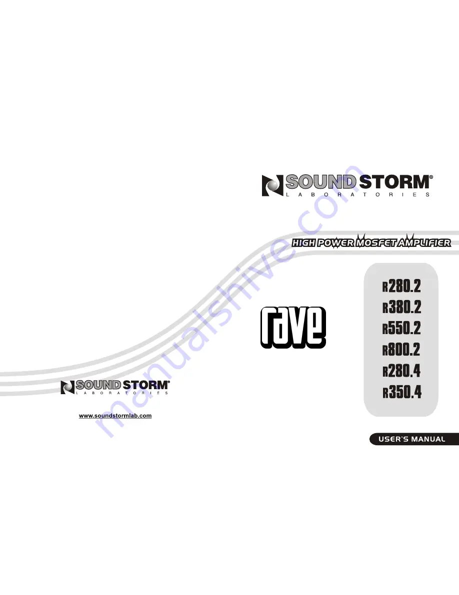 Sound Storm R280.2 Скачать руководство пользователя страница 1