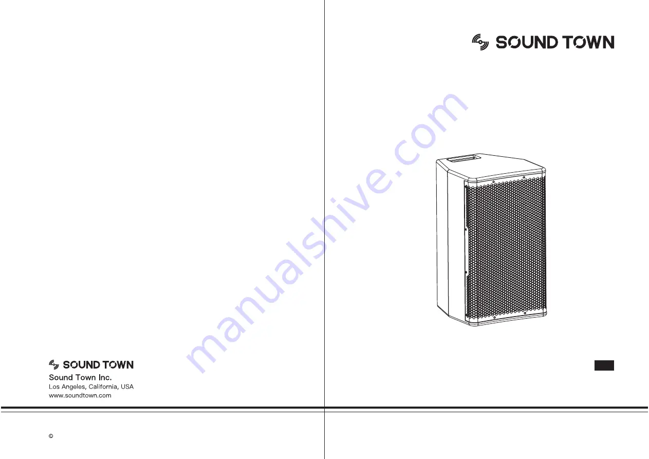 Sound Town OBERON-112PW Скачать руководство пользователя страница 1