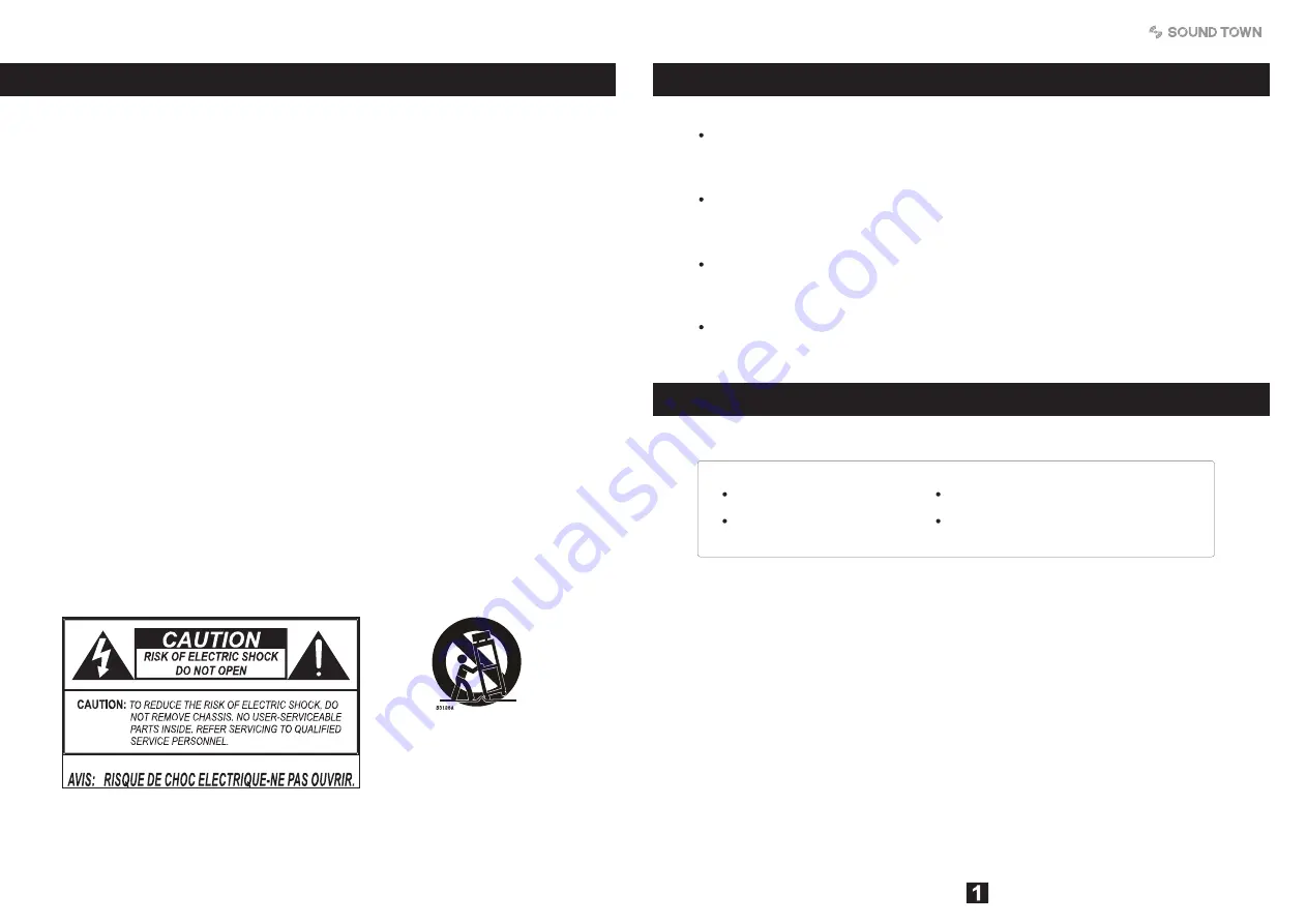 Sound Town OBERON-112PW Product Manual Download Page 2