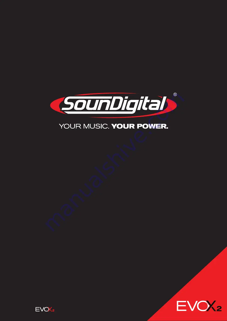 SoundDigital 1000.1 EVOX2 Owner'S Manual Download Page 1