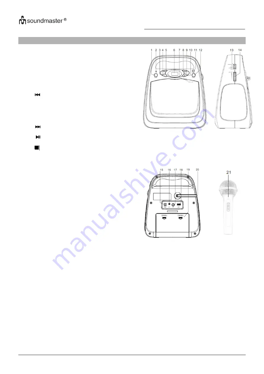 SOUNDMASTER KCD50 Manual Download Page 33