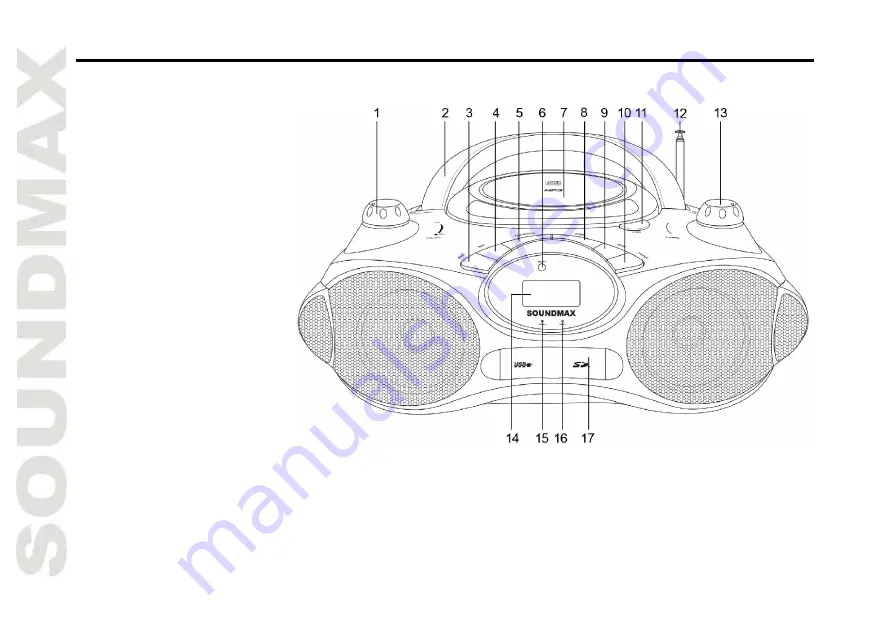 SoundMax SM-2408 Instruction Manual Download Page 2