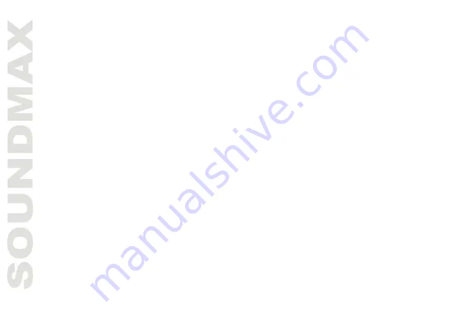 SoundMax SM-2408 Instruction Manual Download Page 12