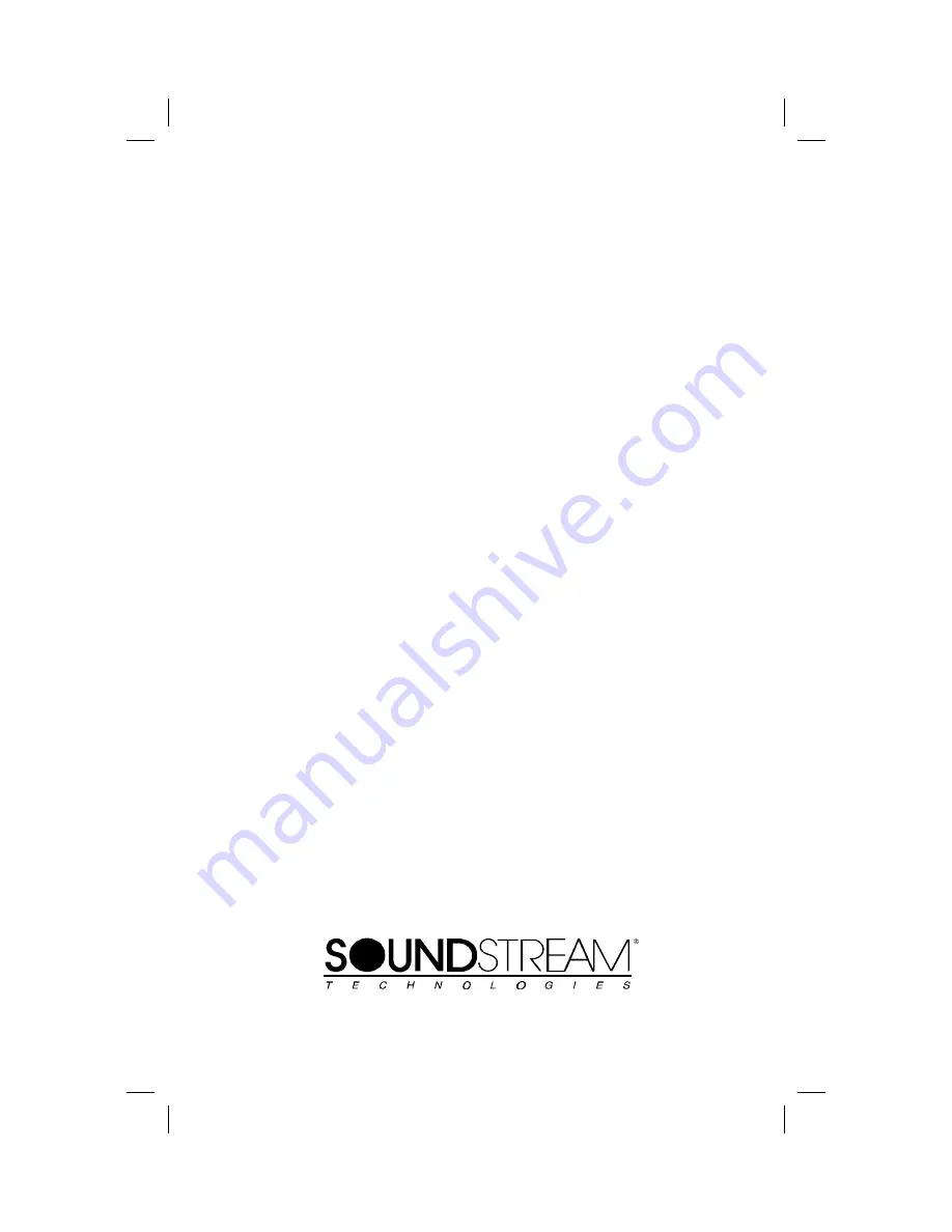 Soundstream SPL 65 Owner'S Manual Download Page 8