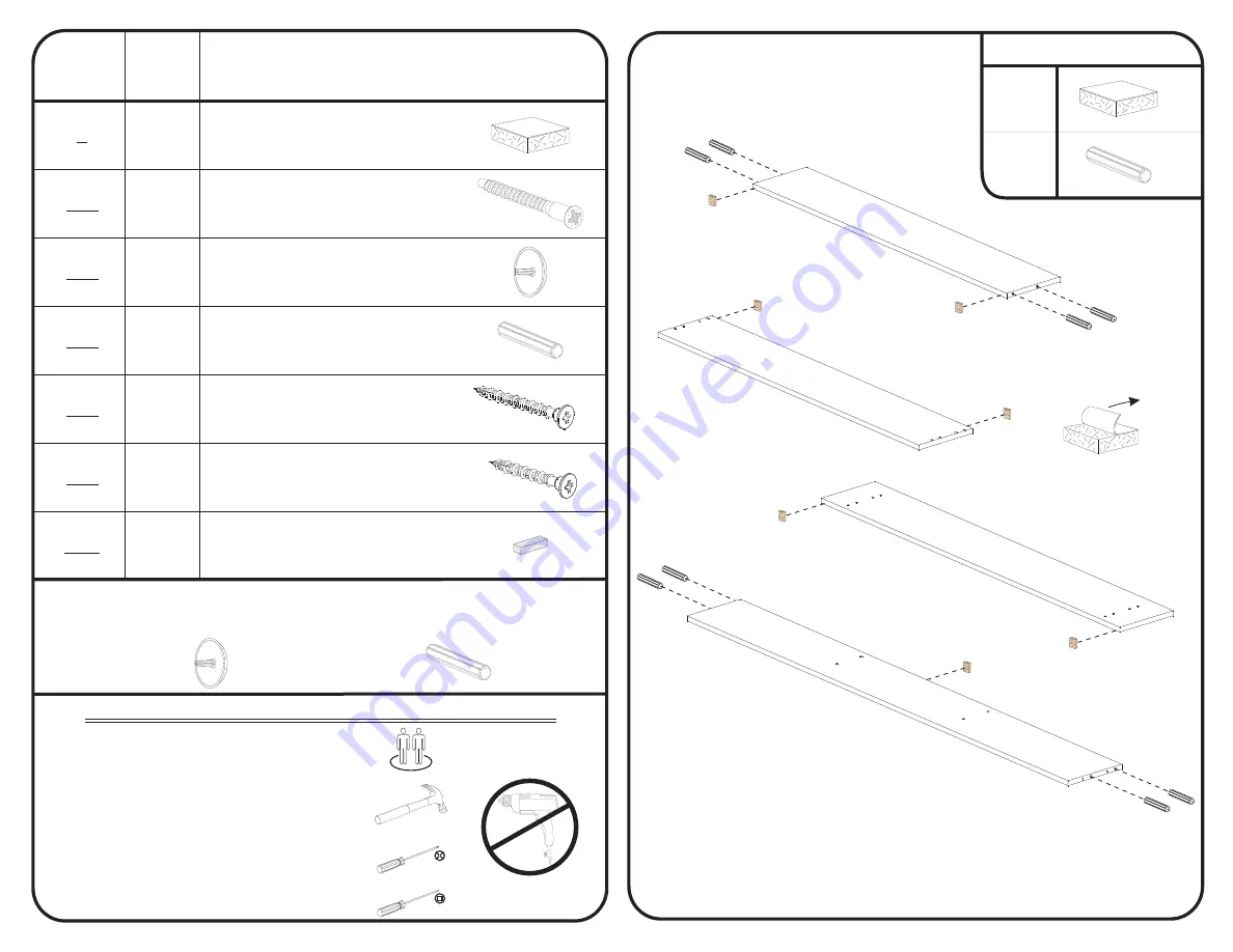 South Shore 3013-233 Assembly Instructions Manual Download Page 4