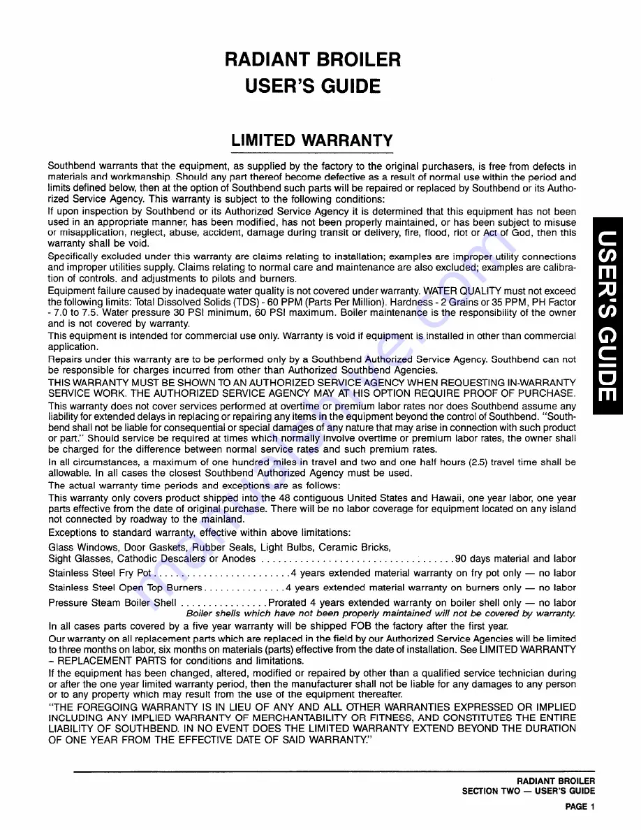 Southbend 32-40C Owner'S Manual Download Page 11