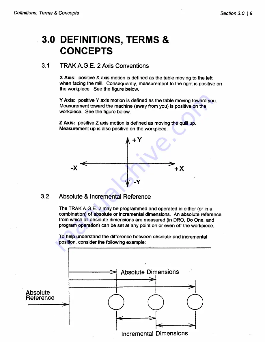 Southwestern Industries TRAK A.G.E. 2 Programming And Operating Manual Download Page 15