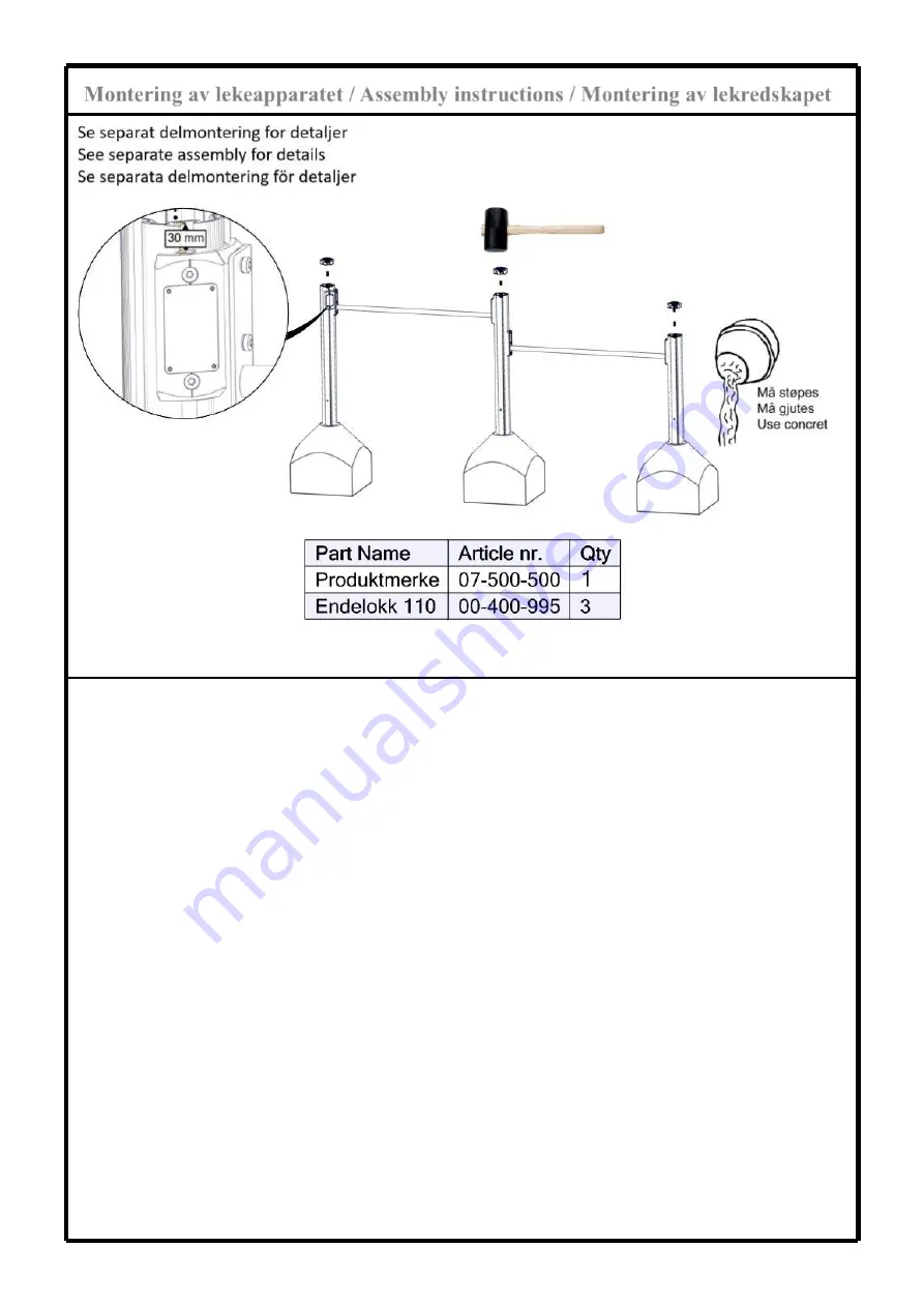 Sove 16-100-195 Assembly Instructions Manual Download Page 12