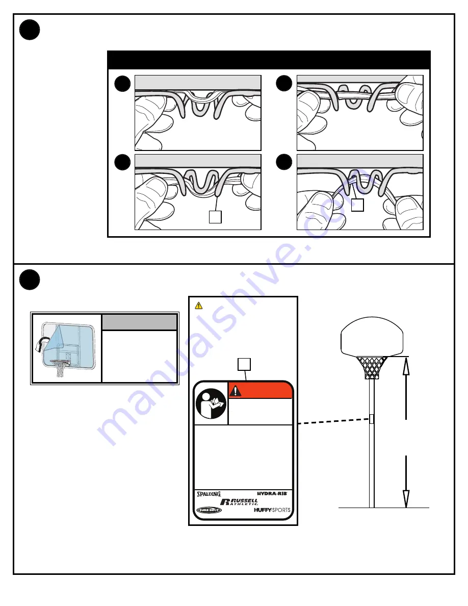 SPALDING Backboard and Rim Скачать руководство пользователя страница 17