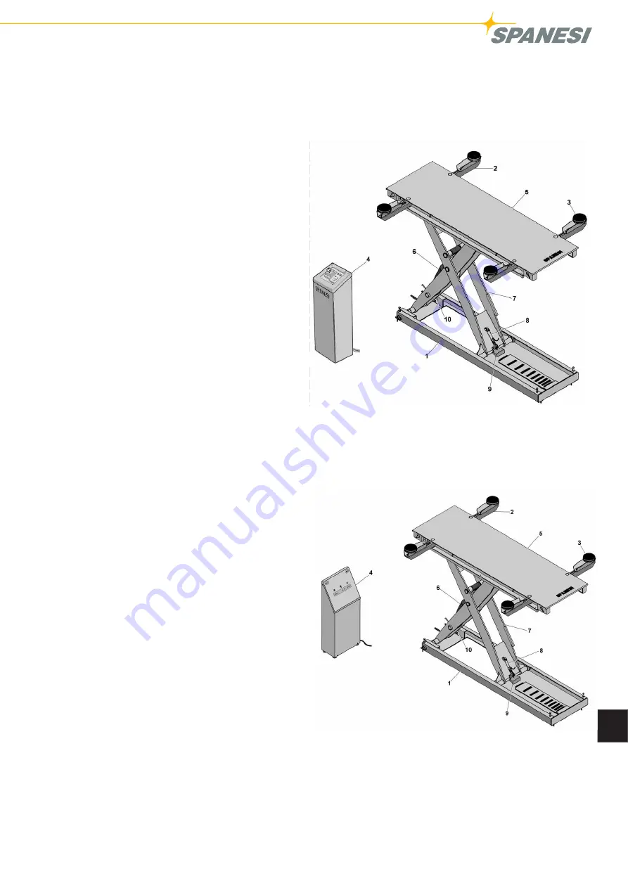 spanesi PONYBENCH BEPLUS Operating And Service Manual Download Page 203