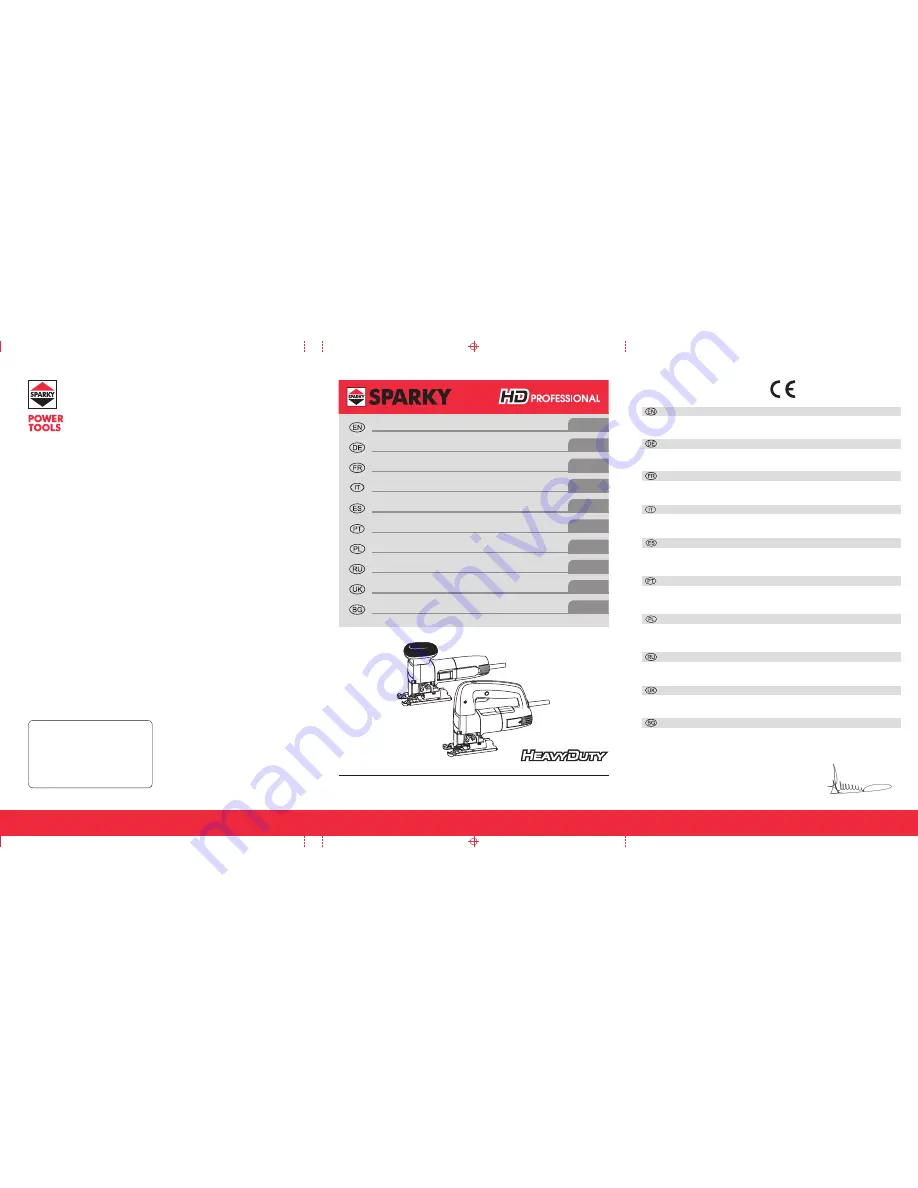 Sparky Group FSPE 80 Скачать руководство пользователя страница 1