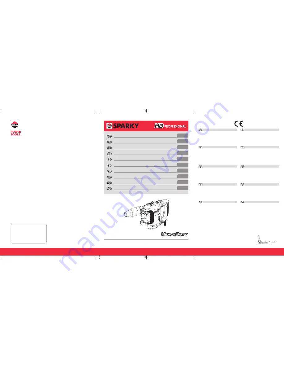 Sparky Group K 615CE Original Instructions Manual Download Page 1