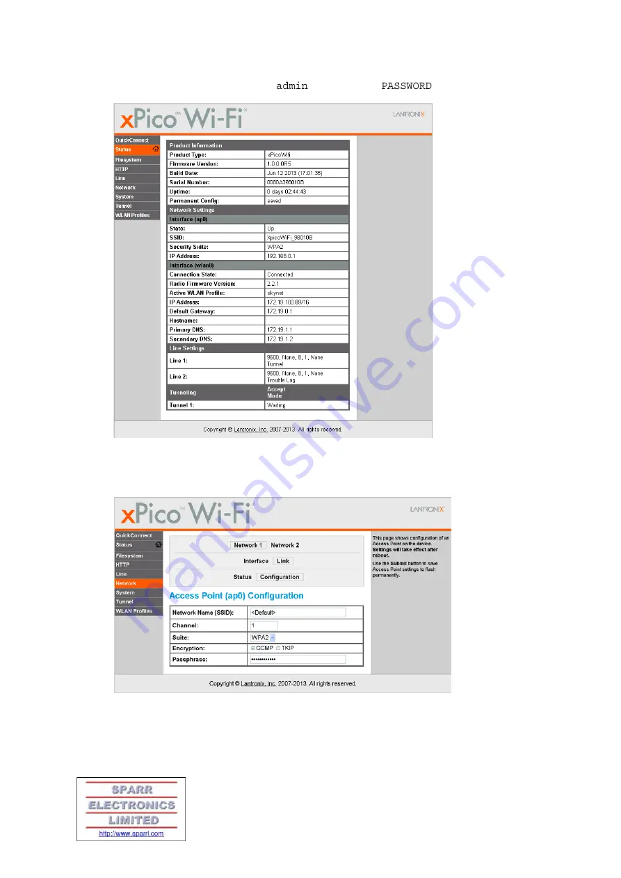 Sparr EAD-02W SP Quick Start Download Page 3