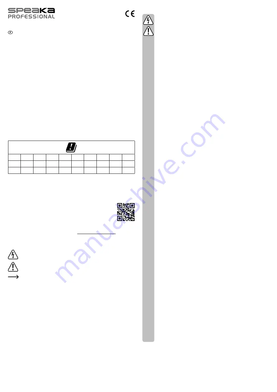 Speaka Professional 1628092 Operating Instructions Manual Download Page 7