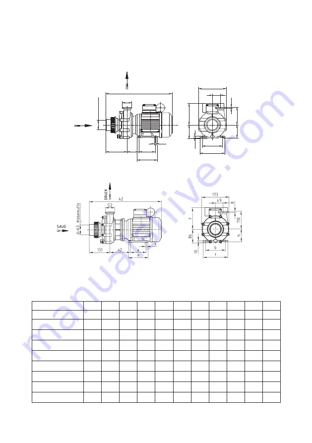 Speck pumpen BADU 21-40/53 G Installation And Operation Manual Download Page 6