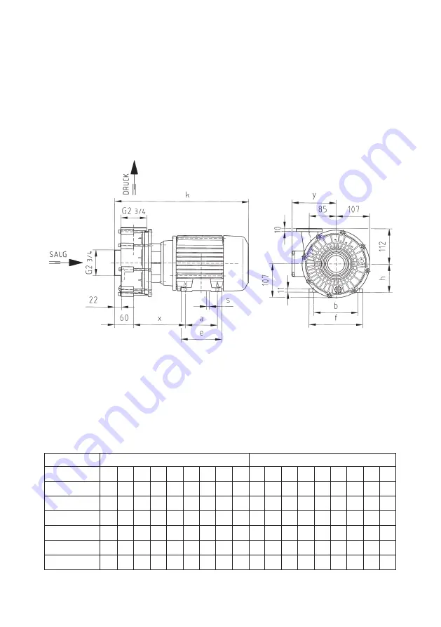 Speck pumpen BADU 21-40/53 G Installation And Operation Manual Download Page 9