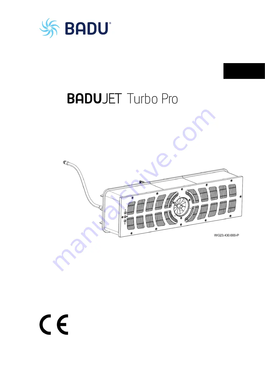 Speck pumpen BADU BADUJET Turbo Pro Скачать руководство пользователя страница 1