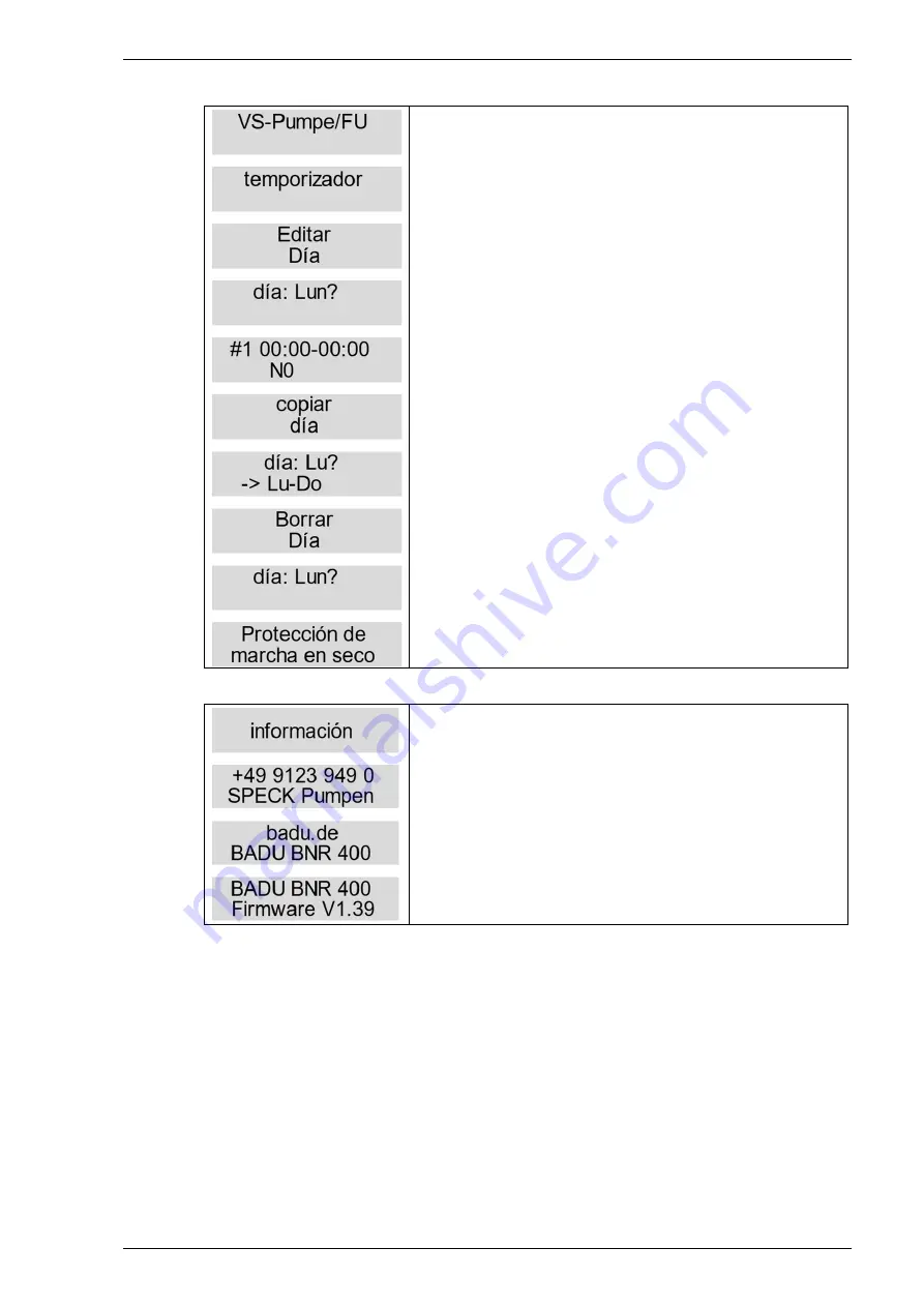 Speck pumpen BADU BNR 400 Operation Manual Download Page 181