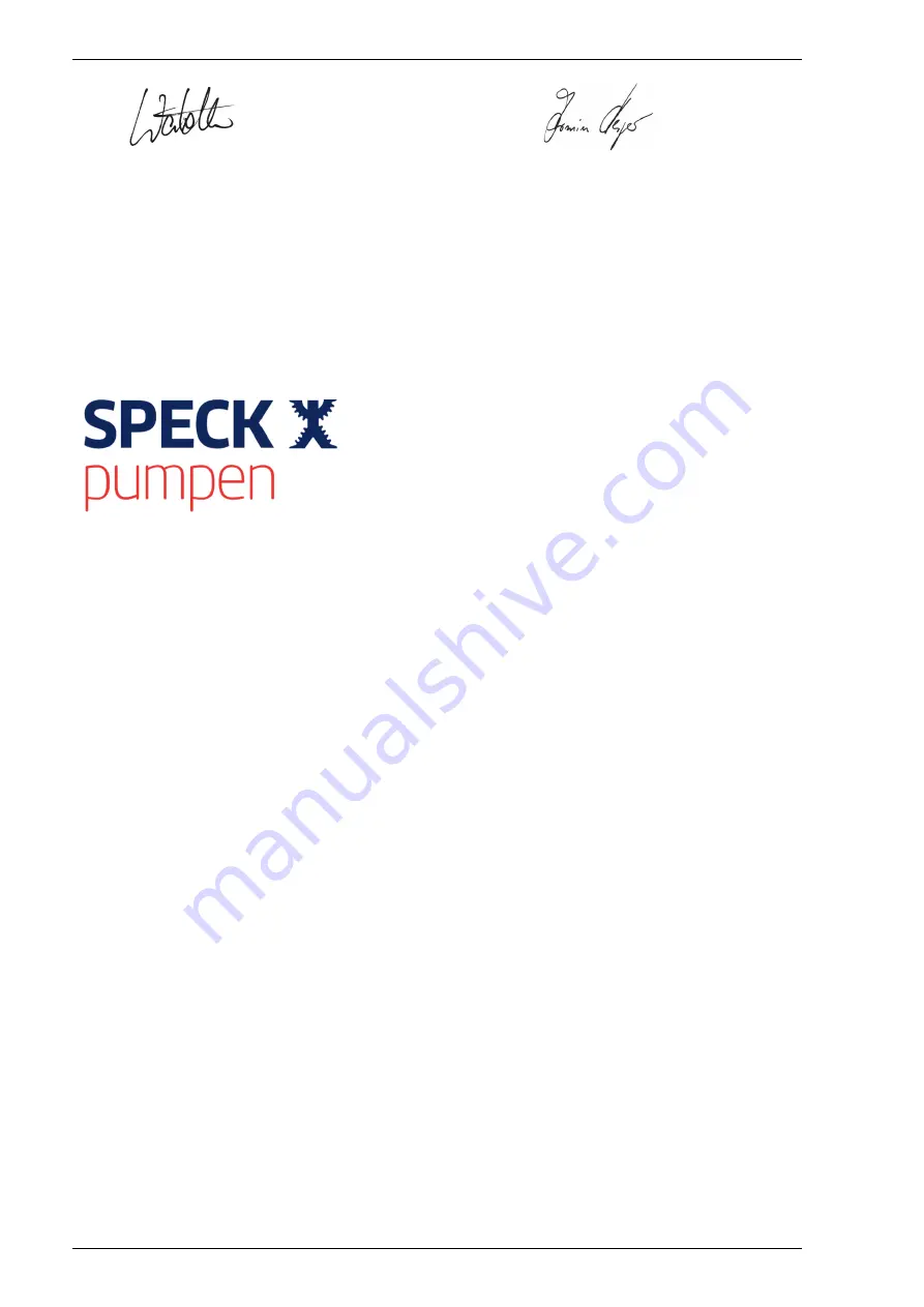 Speck pumpen BADU BNR 400 Operation Manual Download Page 200