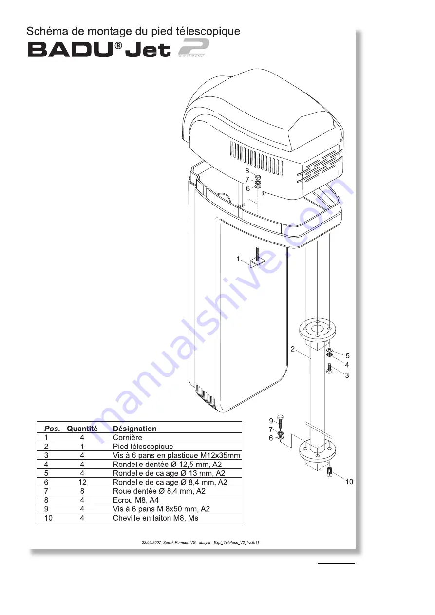 Speck pumpen Badu Jet V2 Active Installation, Mounting And Operating Instructions Download Page 102