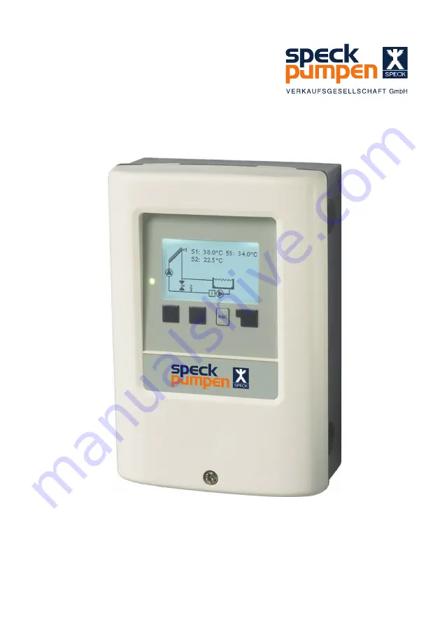 Speck pumpen BADU Logic 1 Installation And Operating Instructions Manual Download Page 1