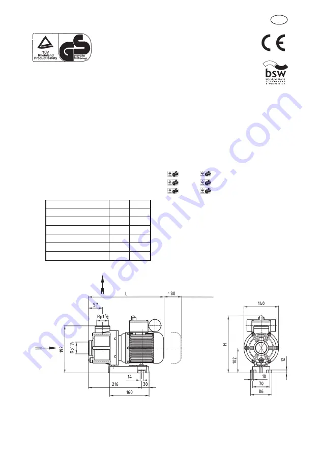 Speck pumpen BADU Tec 42 Installation And Operation Manual Download Page 3