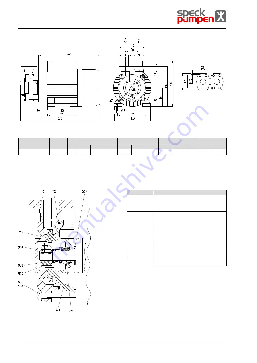 Speck pumpen CSY Series Operating Instructions Manual Download Page 50