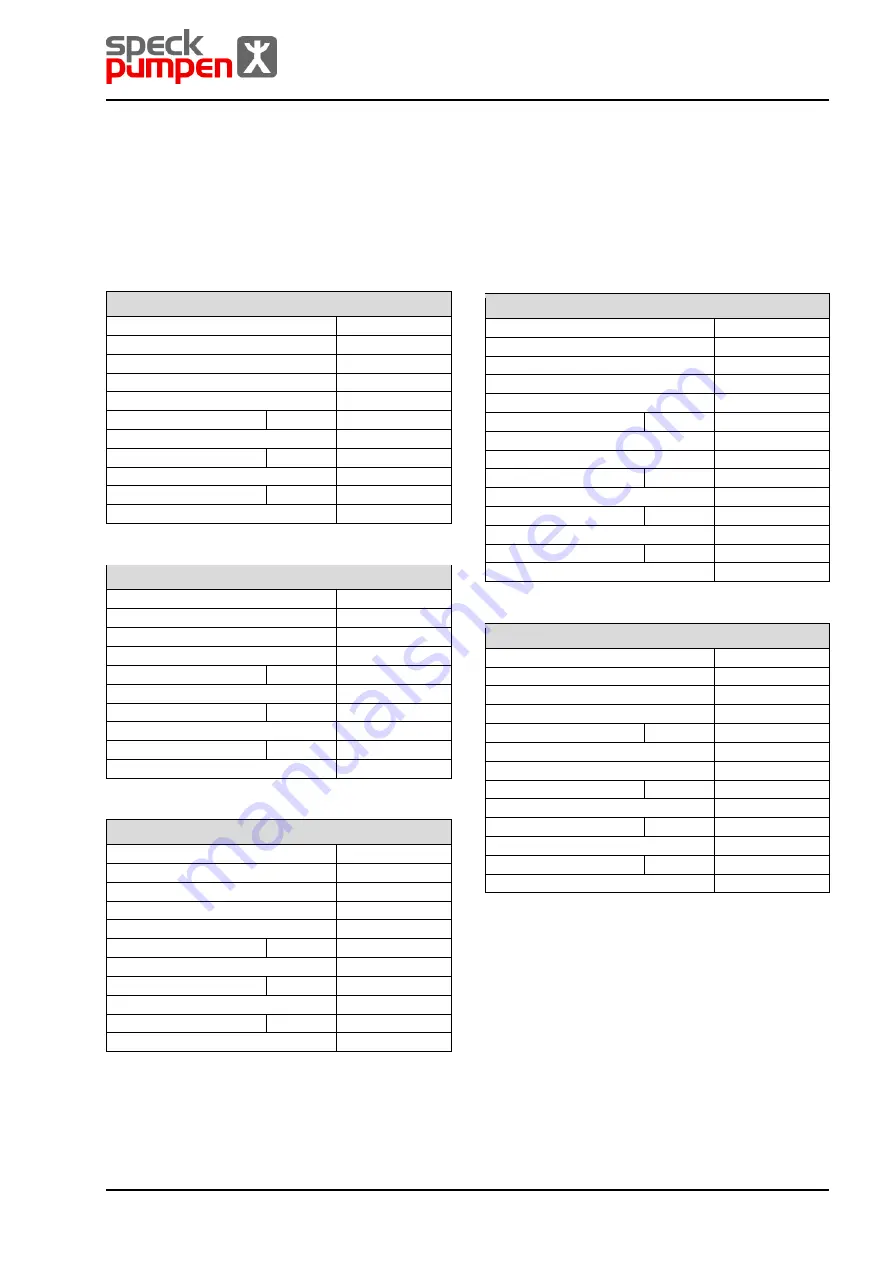 Speck pumpen CSY Series Operating Instructions Manual Download Page 83