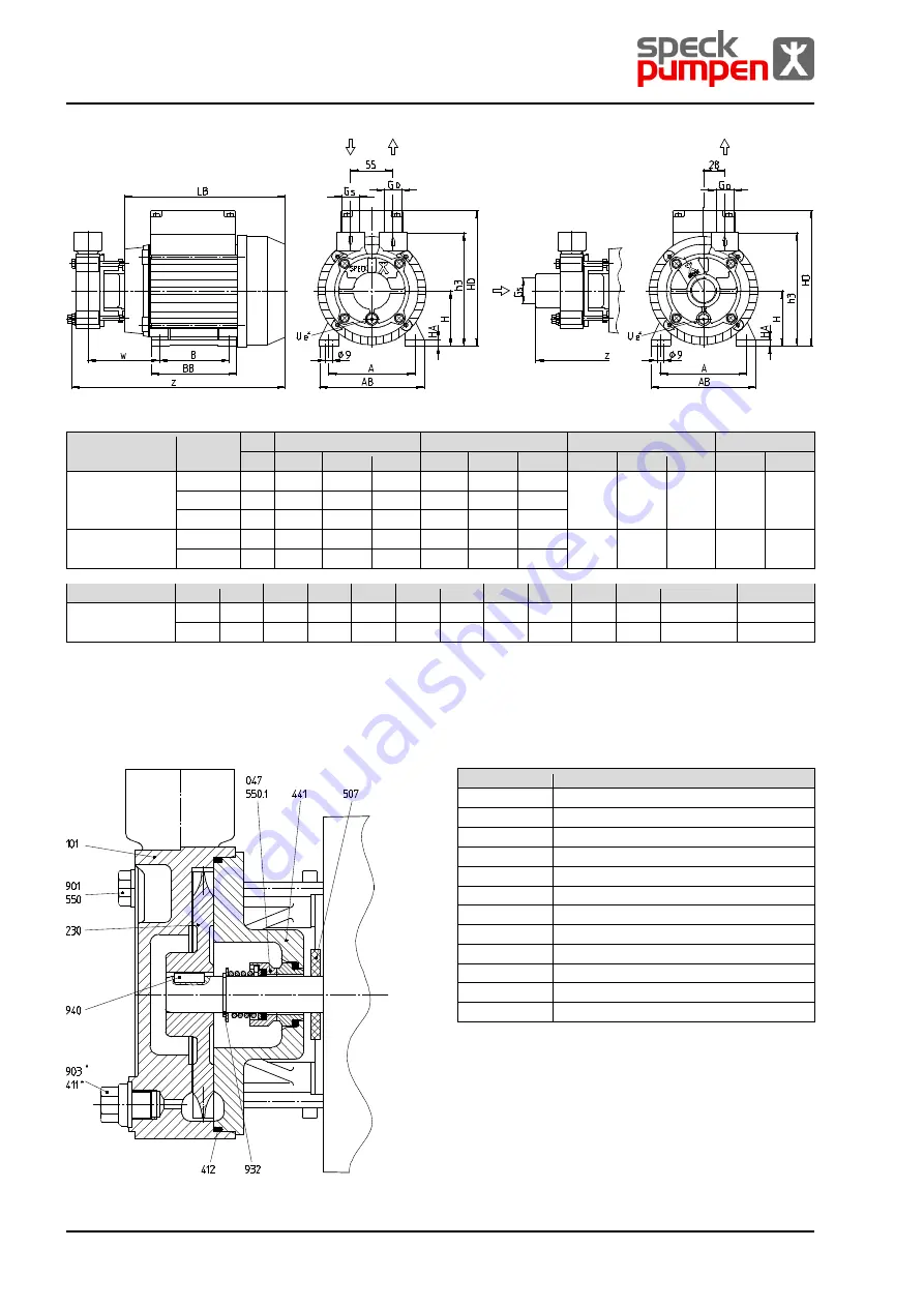 Speck pumpen CSY Series Скачать руководство пользователя страница 102