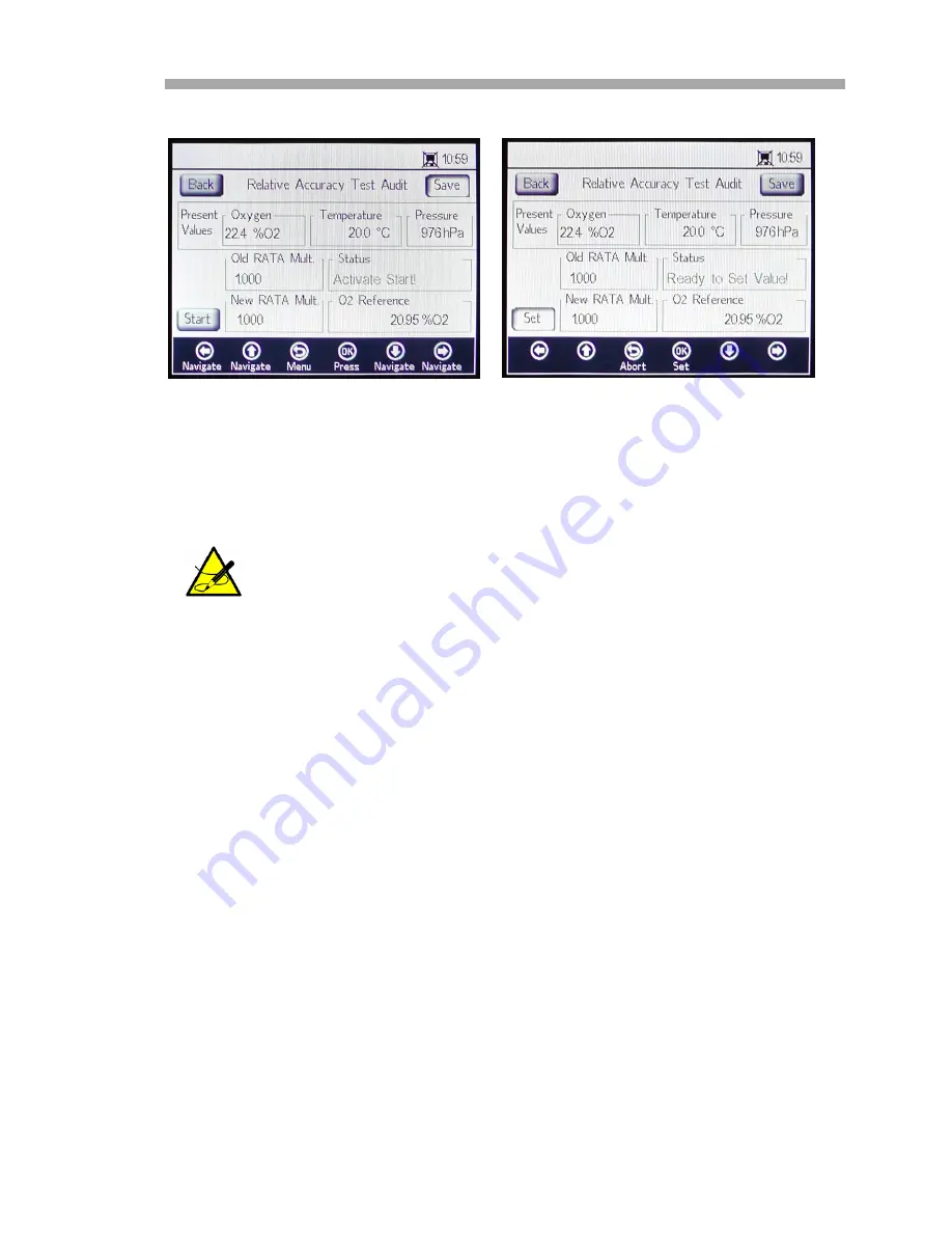 Spectrasensors OXY5500 Operator'S Manual Download Page 59