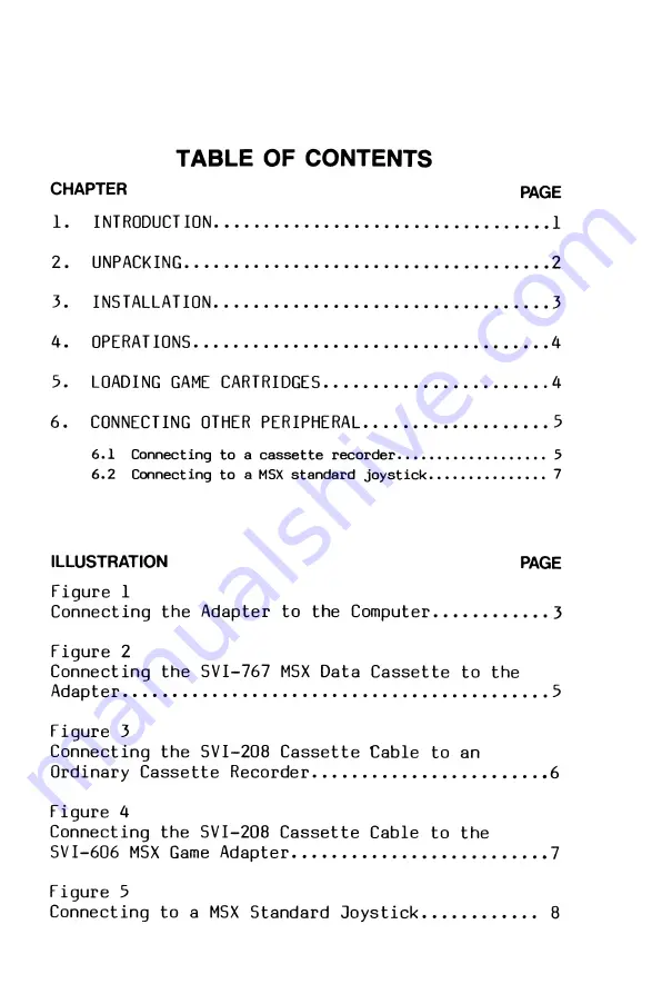 Spectravideo SVI-606 User Manual Download Page 6