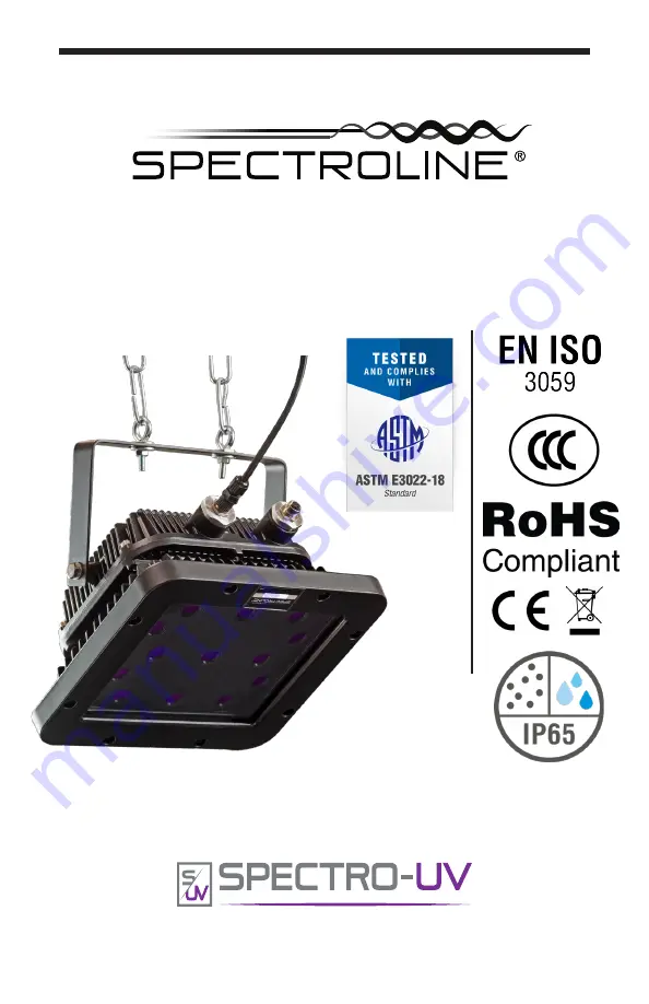 Spectro-UV Spectroline EDGE 13 Скачать руководство пользователя страница 17