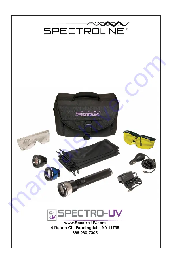 Spectroline OPTIMAX Multi-lite OPK-300N Operator'S Manual Download Page 9