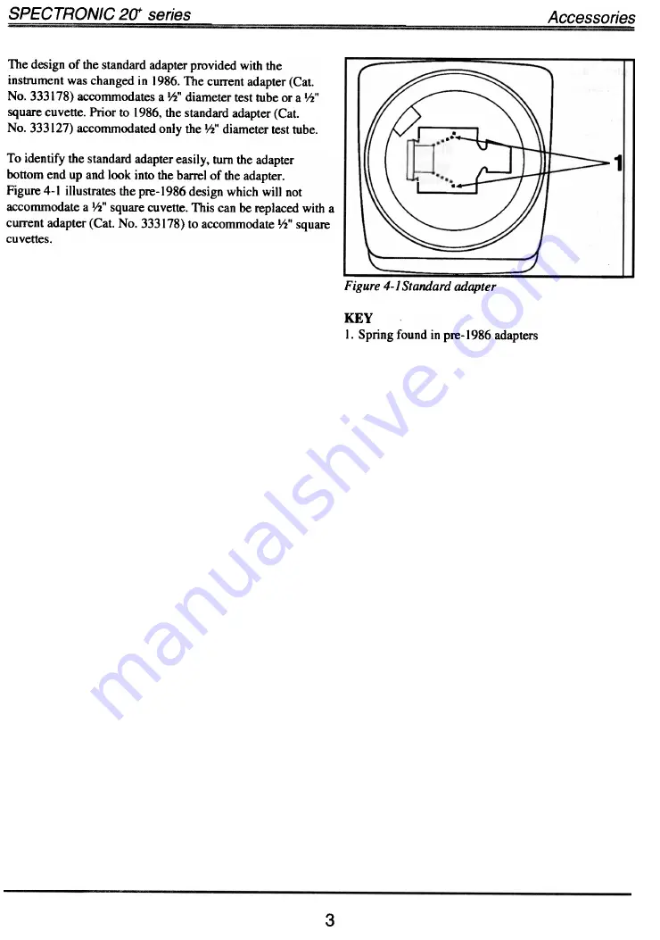 Spectronic 20 Operator'S Manual Download Page 27