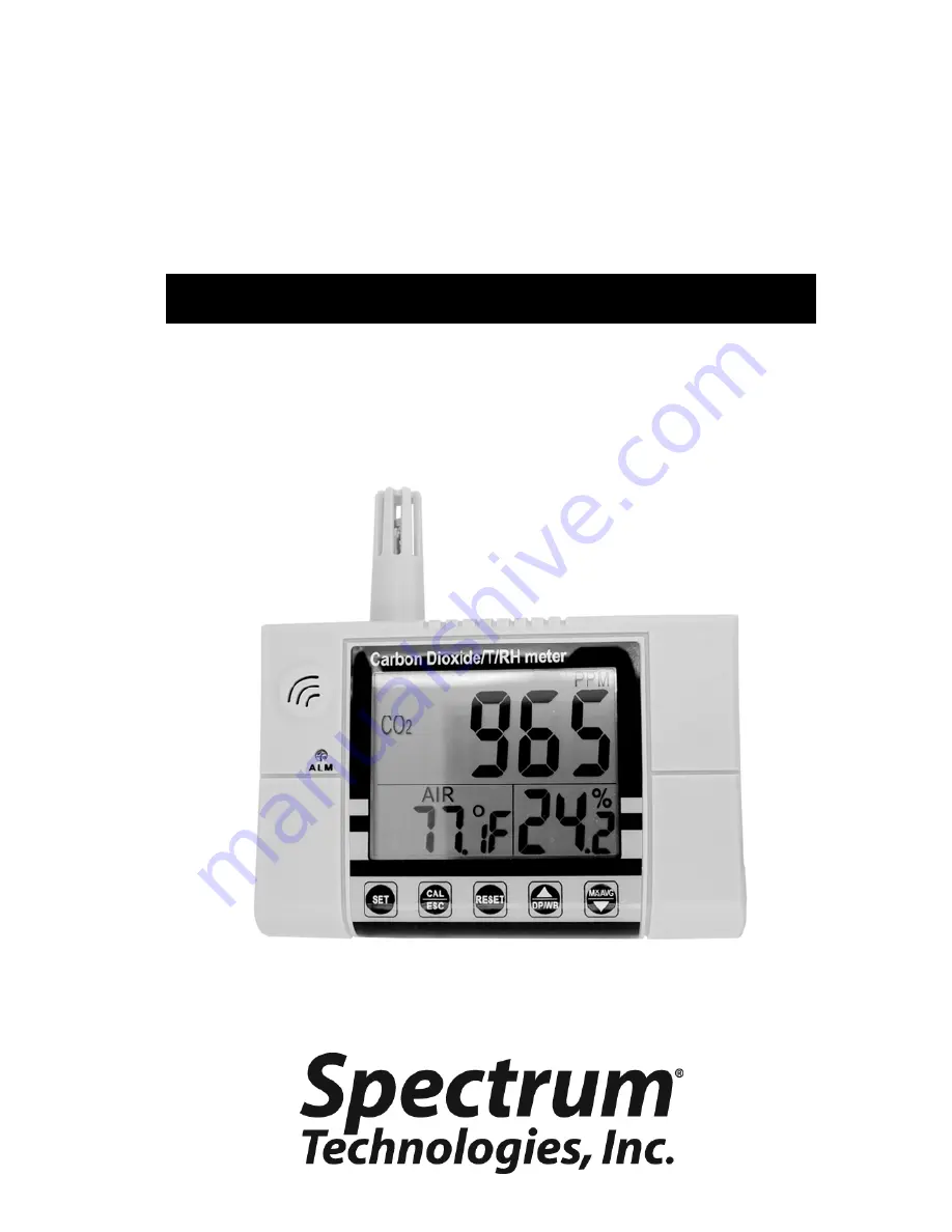 Spectrum 3445 Product Manual Download Page 1