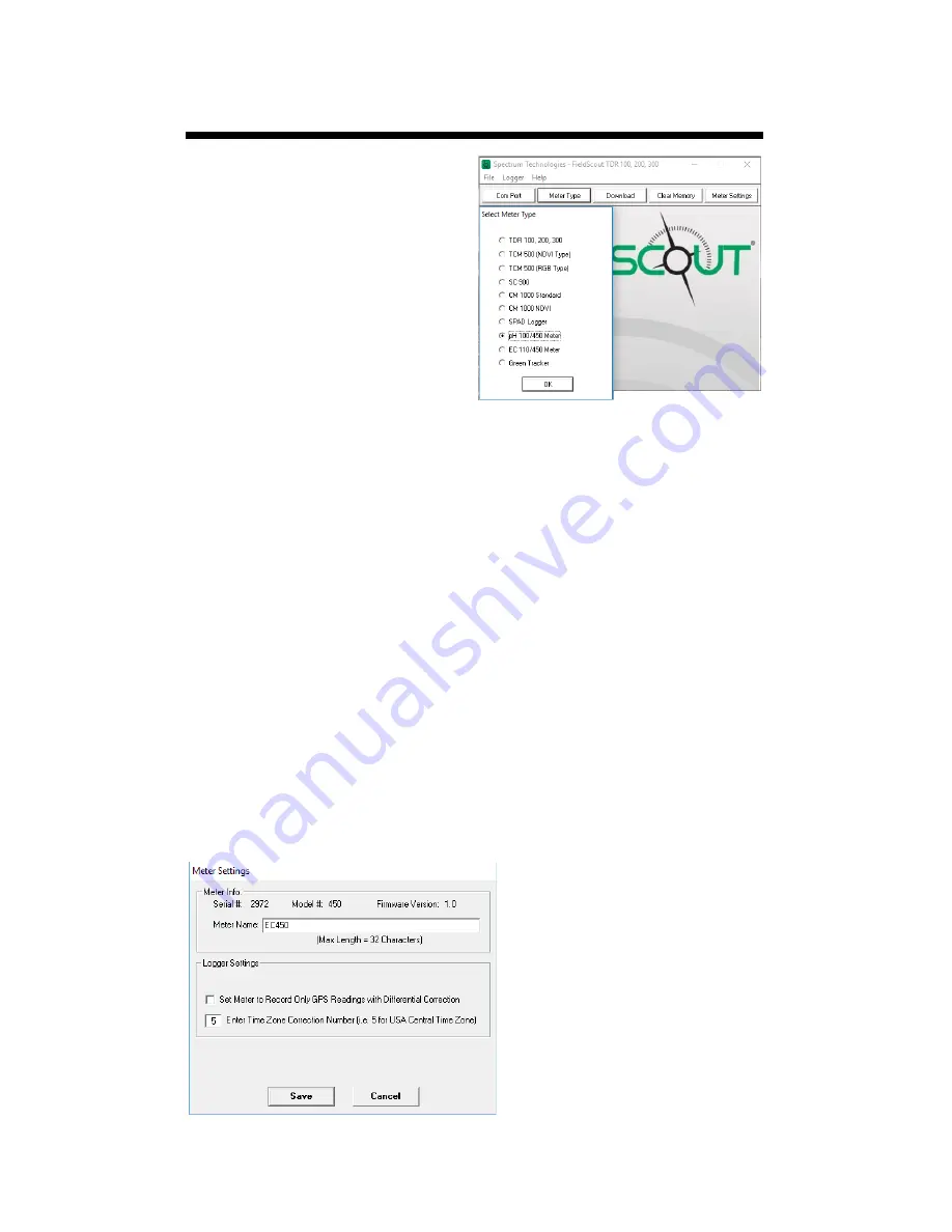 Spectrum Field Scout EC 450 Product Manual Download Page 8