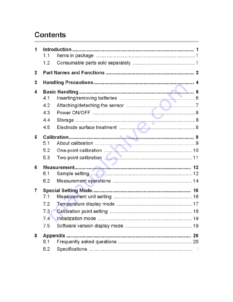 Spectrum LAQUA Twin Product Manual Download Page 6