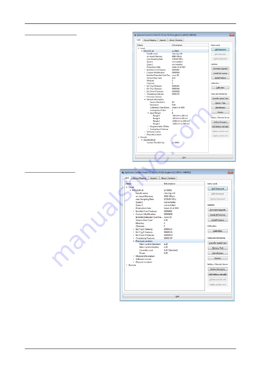 Spectrum M2p.59 Series Hardware Manual Download Page 40