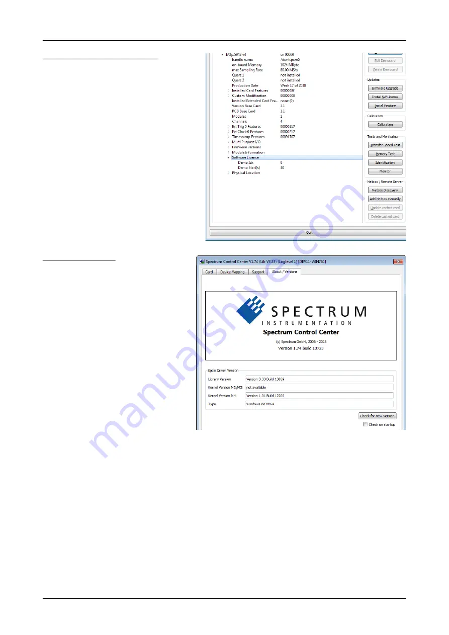 Spectrum M2p.59 Series Hardware Manual Download Page 41