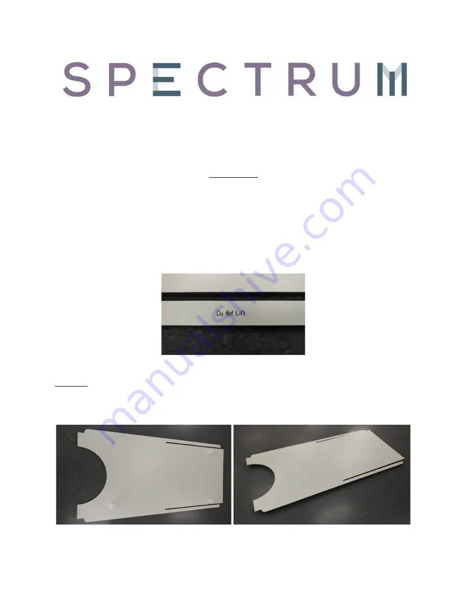 Spectrum Safe Screen Assembly Instructions Download Page 1