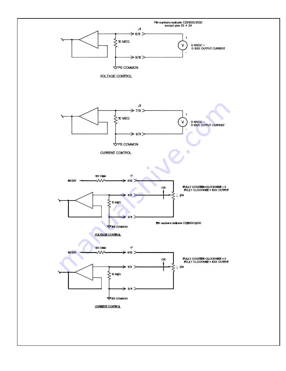 Spellman CZE Series Instruction Manual Download Page 21