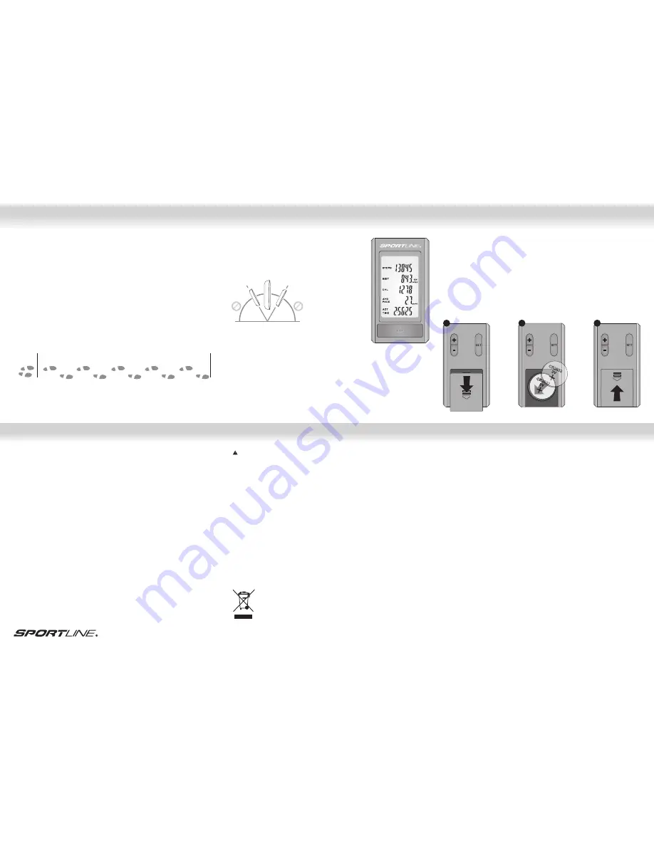 Sportline SnapShot Pedometer User Manual Download Page 2