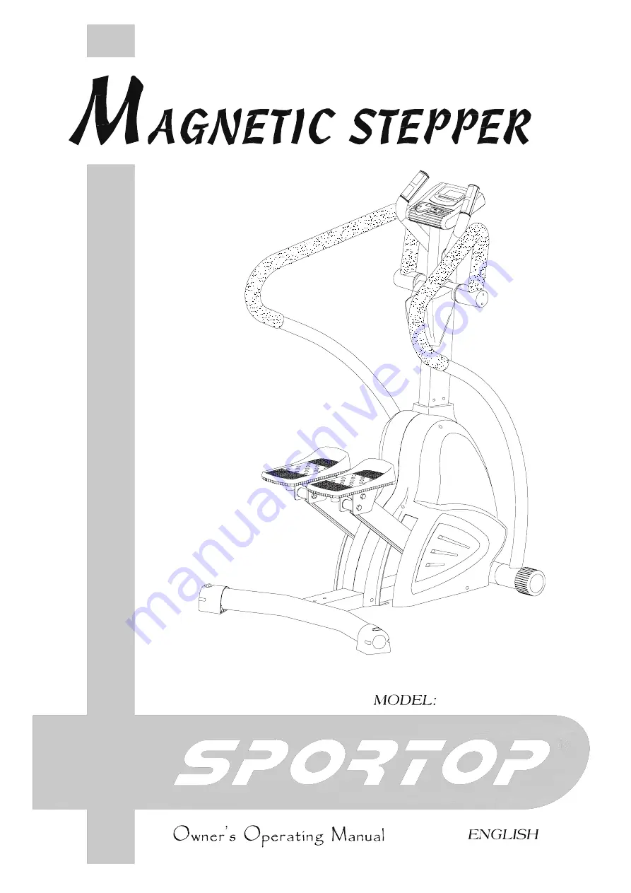 Sportop MST 8000P Скачать руководство пользователя страница 1