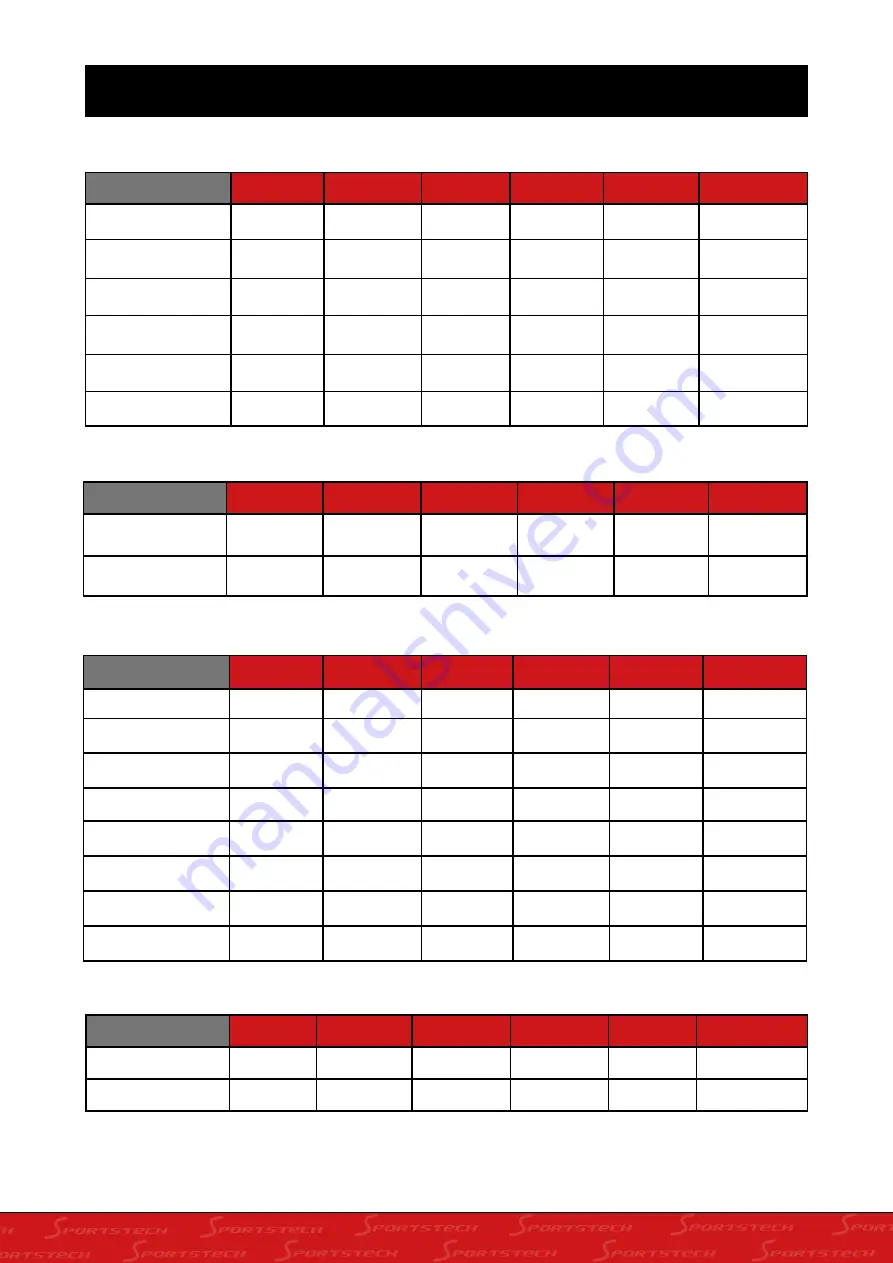 SPORTSTECH BBS300 User Manual Download Page 96