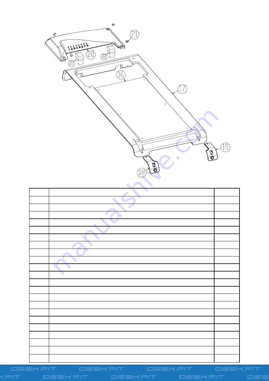 SPORTSTECH DeskFit200 User Manual Download Page 33