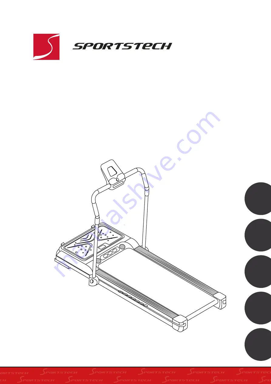 SPORTSTECH VPX600 Скачать руководство пользователя страница 1