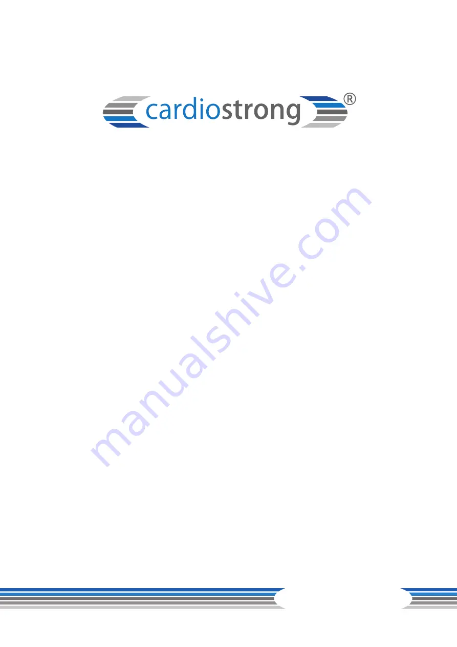 SportTiedje CARDIOSTRONG TF70 Assembly And Operating Instructions Manual Download Page 44